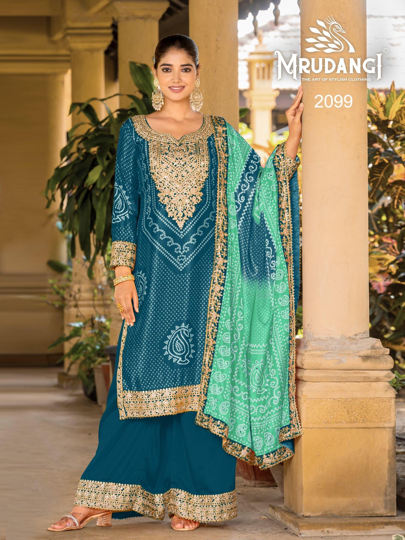 Mrudangi Ishani 2097 Digital Printed Salwar Kameez Wholesale Catalog
