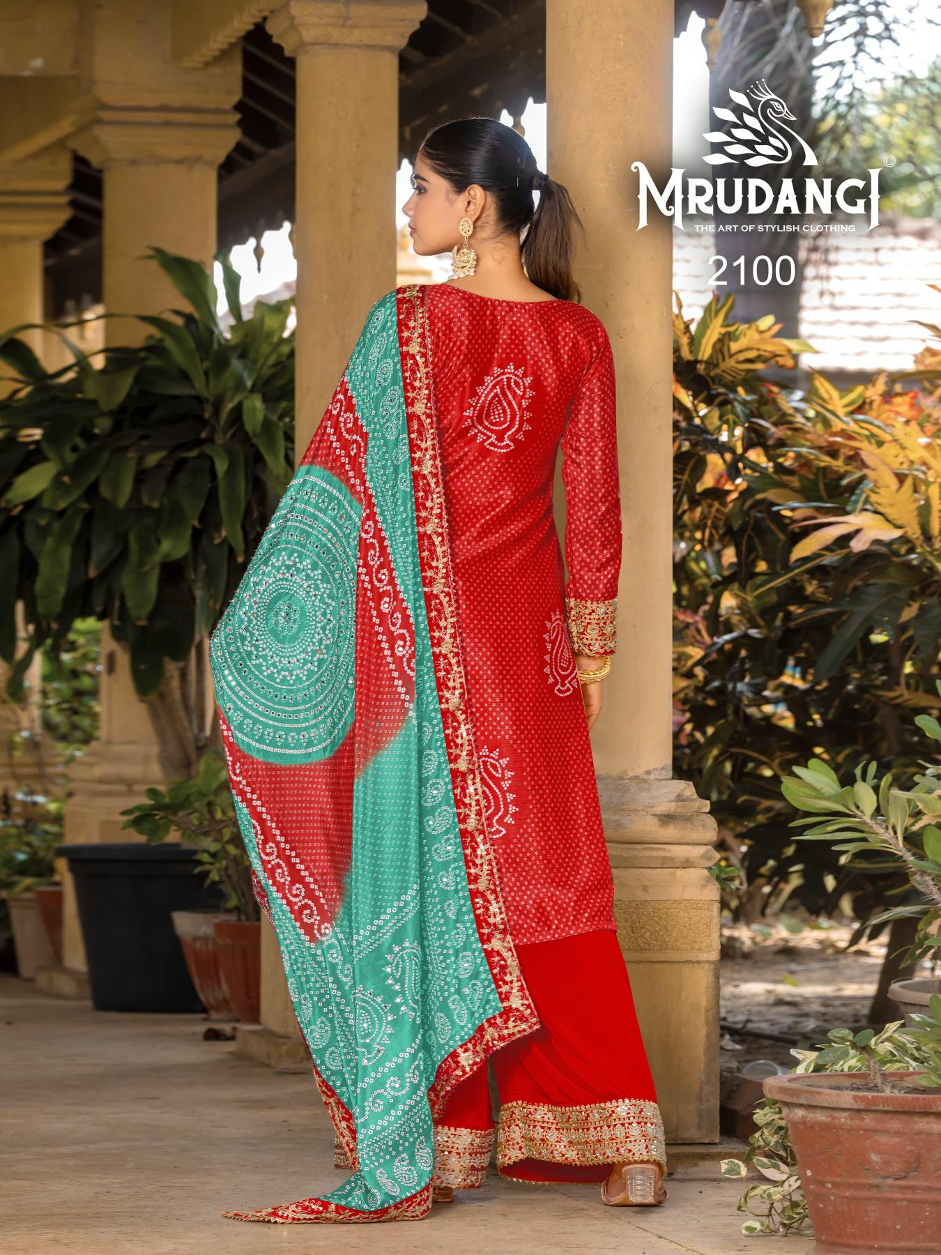 Mrudangi Ishani 2097 Digital Printed Salwar Kameez Wholesale Catalog
