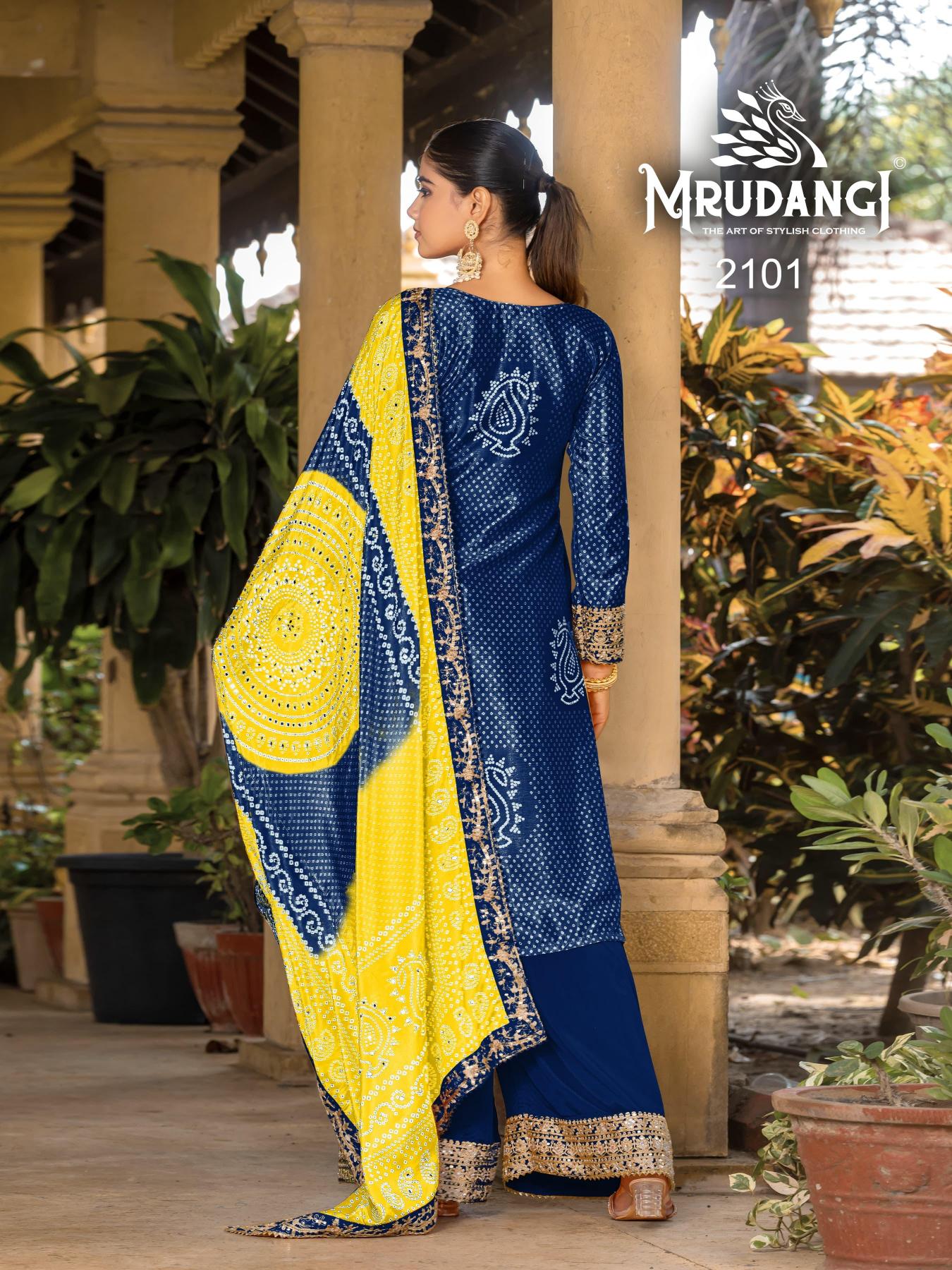 Mrudangi Ishani 2097 Digital Printed Salwar Kameez Wholesale Catalog