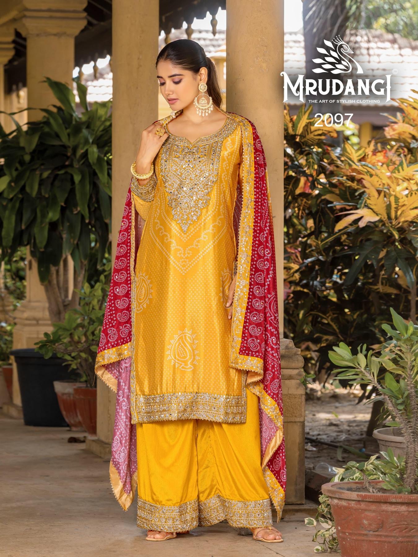 Mrudangi Ishani 2097 Digital Printed Salwar Kameez Wholesale Catalog