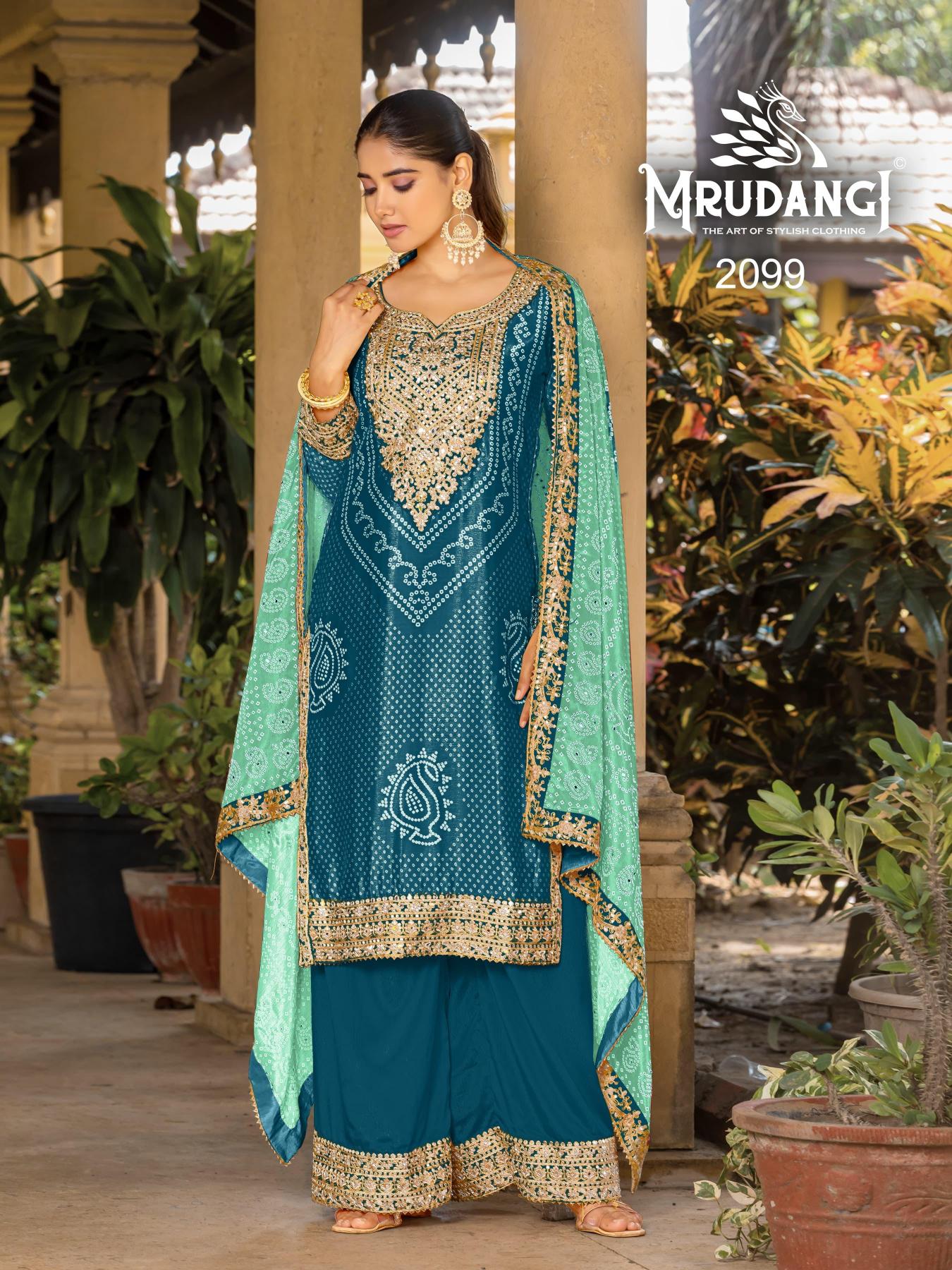 Mrudangi Ishani 2097 Digital Printed Salwar Kameez Wholesale Catalog