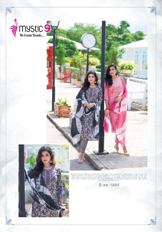 Mystic 9 Meera Vol 1 Rayon Kurti Wholesale Catalog