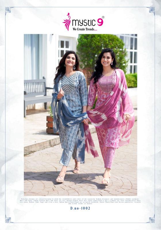 Mystic 9 Meera Vol 1 Rayon Kurti Wholesale Catalog