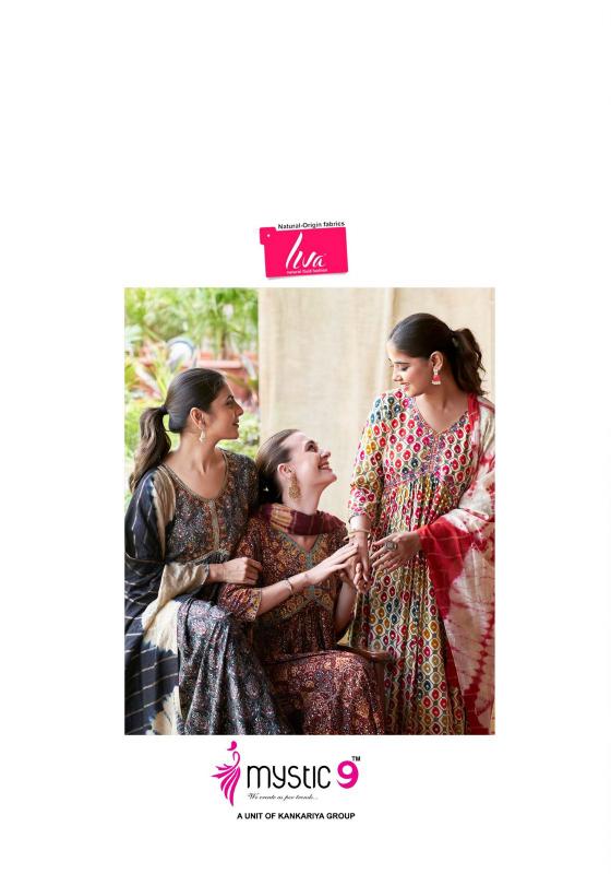 MYSTIC 9 POOJA Vol 7 Kurti xxl Size Royal Blue Wholesale Catalog