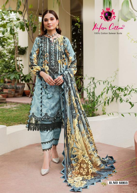 Nafisa Andaaz Vol 6 Cotton Dress Material Wholesale Catalog