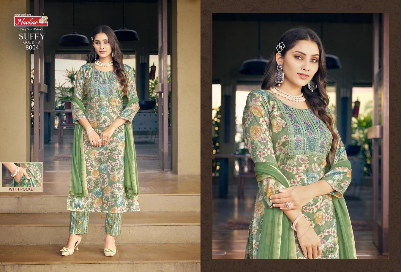 NAVKAR SUFFY GOLD Vol 8 Online Kurti Sale India Wholesale Catalog