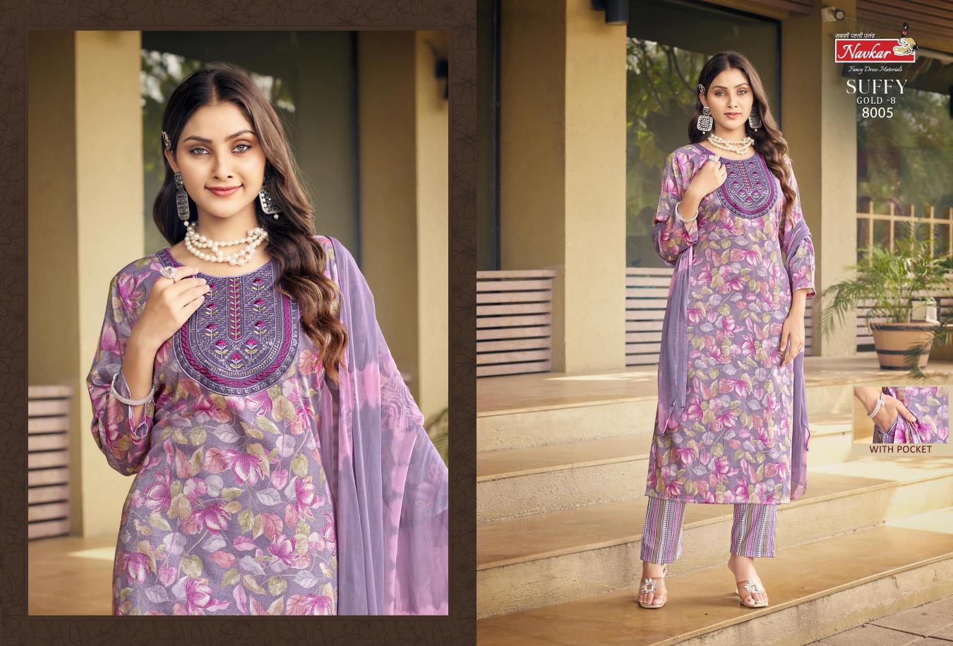 NAVKAR SUFFY GOLD Vol 8 Online Kurti Sale India Wholesale Catalog