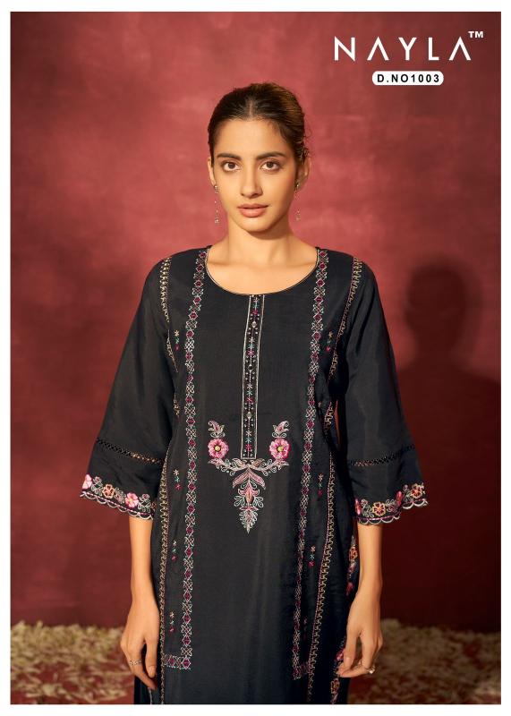 Nayla Qurbat Viscose silk kurtis online india Wholesale Catalog