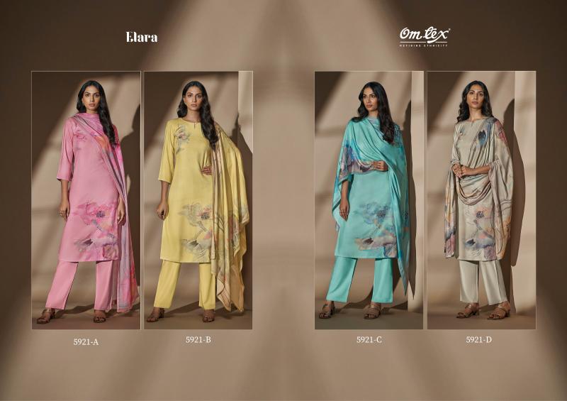OMTEX ELARA Digital Printed Salwar Kameez Wholesale Catalog