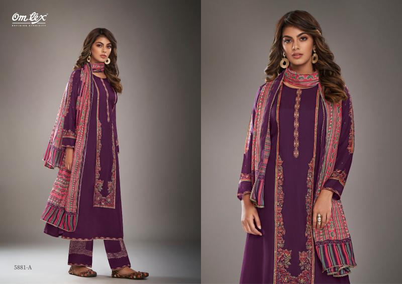 OMTEX MELODY Silk Digital Printed Salwar Kameez Wholesale Catalog