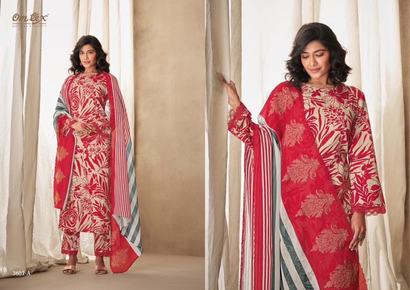 OMTEX Rehenuma Muslin Digital Printed Salwar Suits Wholesale Catalog