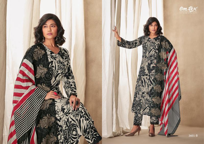 OMTEX Rehenuma Muslin Digital Printed Salwar Suits Wholesale Catalog