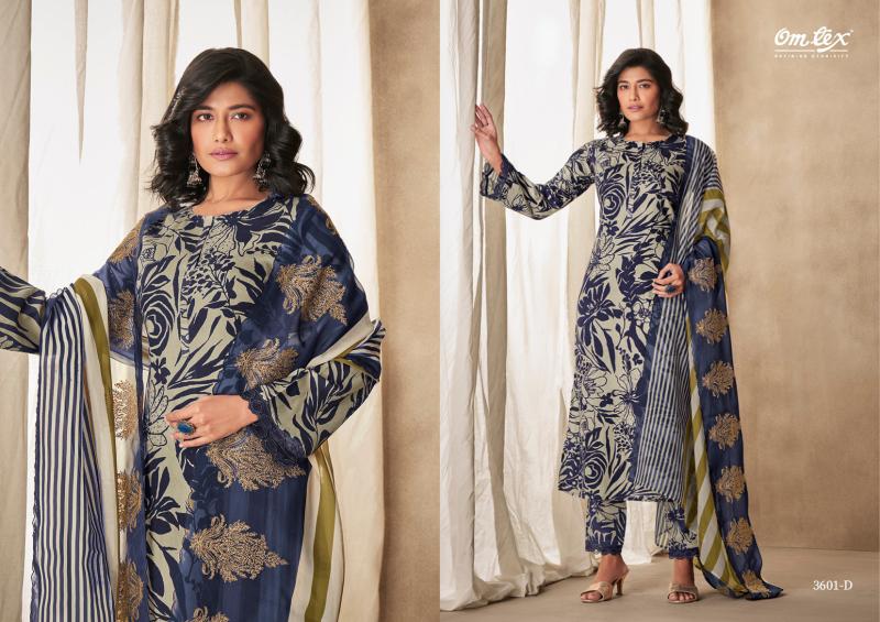 OMTEX Rehenuma Muslin Digital Printed Salwar Suits Wholesale Catalog