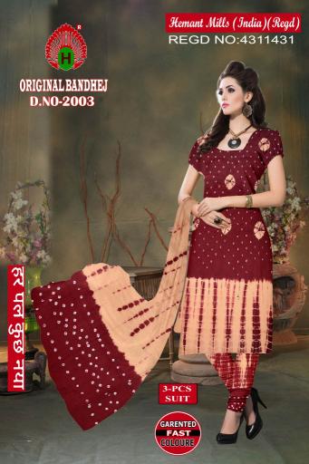Original Bandhej – Dress Material - Wholesale Catalog