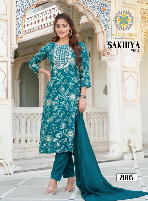Passion Tree Sakhiya Vol 2 buy black kurtis online india Wholesale Catalog