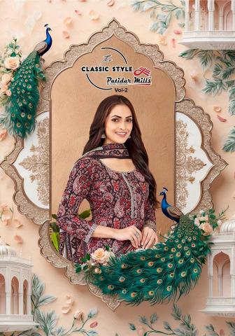 Patidar Classic Style Vol-2 – Dress Material - Wholesale Catalog