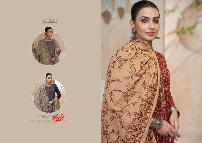 Radhika Azara Black Berry Vol 13 Designer Dress Material Wholesale Catalog