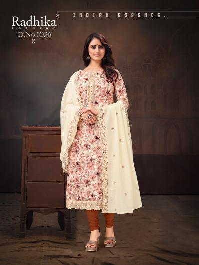 Radhika Azara Ruhani Cotton Printed Dress Material Wholesale Catalog