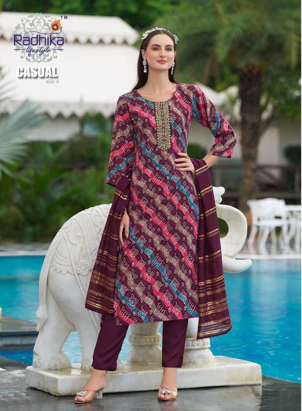 Radhika Casual Vol 3 Rayon Kurti Wholesale Catalog