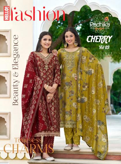Radhika Cherry Vol 3 Kurti Wholesale Catalog