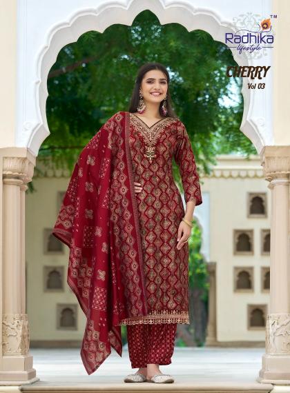 Radhika Cherry Vol 3 Kurti Wholesale Catalog