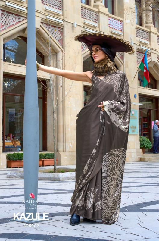 Rajtex Kazule Printed Fancy Saree Wholesale Catalog