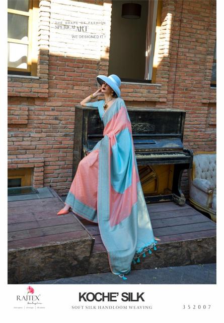 Rajtex Koche Silk Handloom Weaving Saree Wholesale Catalog