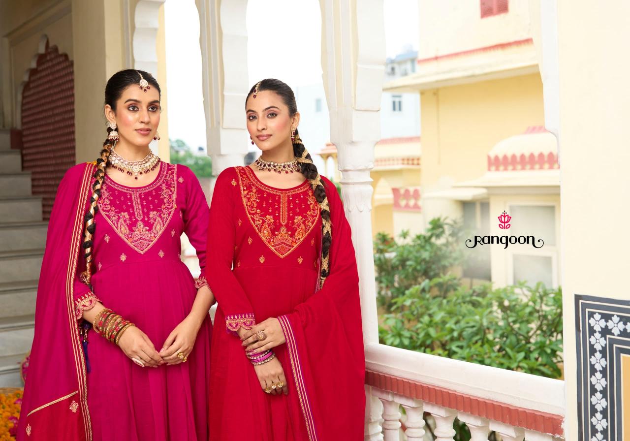 Rangoon Banno mirror work kurti online india wholesale catalog