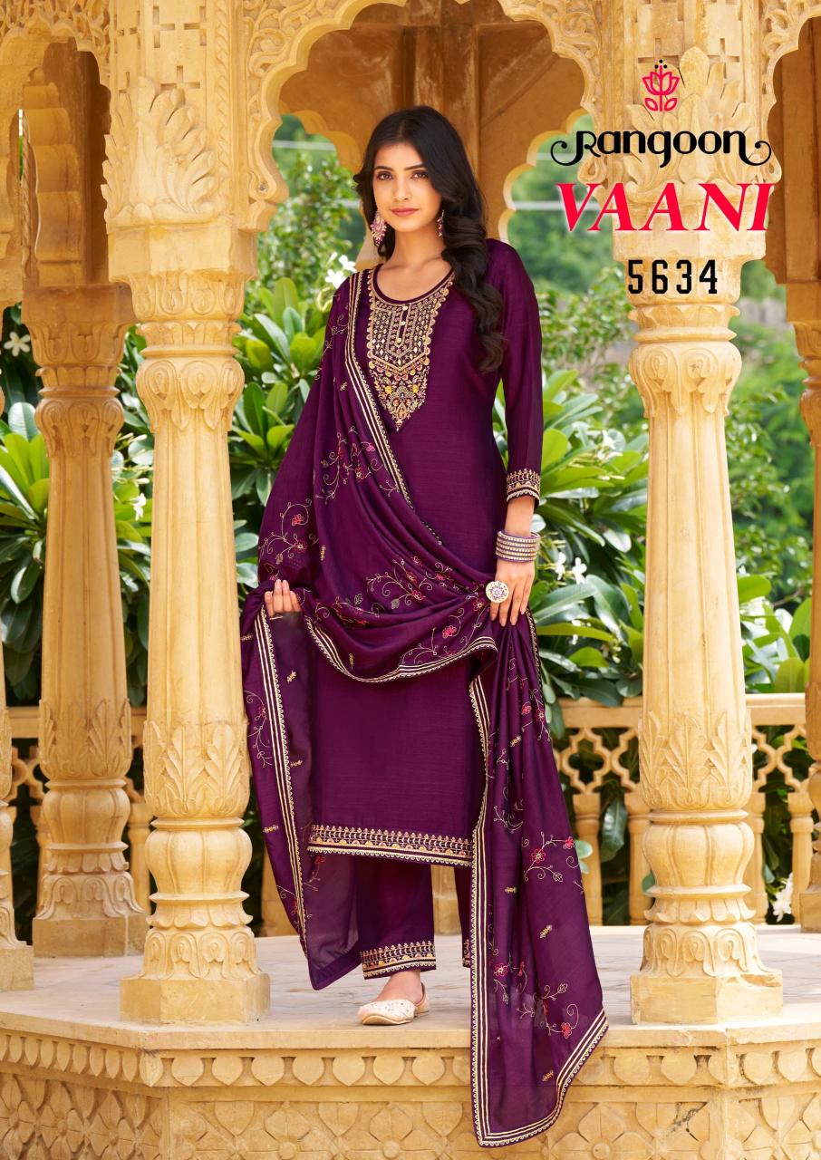 Rangoon Vaani Embroidered Kurti Wholesale Catalog