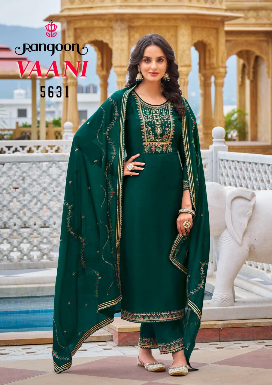 Rangoon Vaani Embroidered Kurti Wholesale Catalog