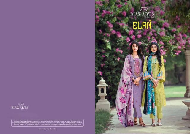 Riaz Arts Elan Pakistani Lawn Suits Wholesale Catalog