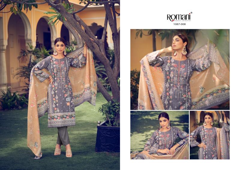 Romani Aarzu Vol 4 Soft Cotton Dress Material Wholesale Catalog