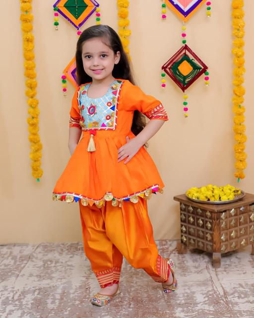 Sabella Kids Dandiya Sibbling Kurti Wholesale Catalog