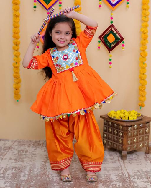 Sabella Kids Dandiya Sibbling Kurti Wholesale Catalog