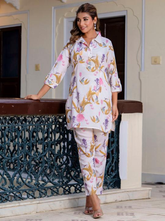 Sabella Reyon Blend Ethnic Co Ord Set Wholesale Catalog
