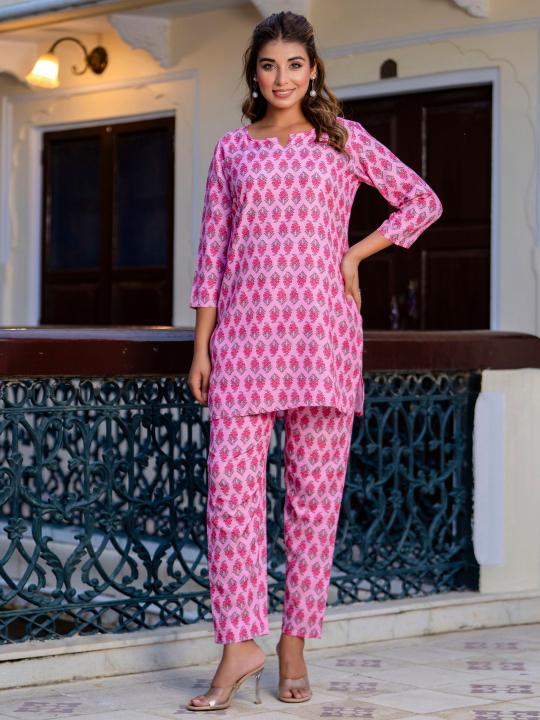 Sabella Reyon Blend Ethnic Co Ord Set Wholesale Catalog
