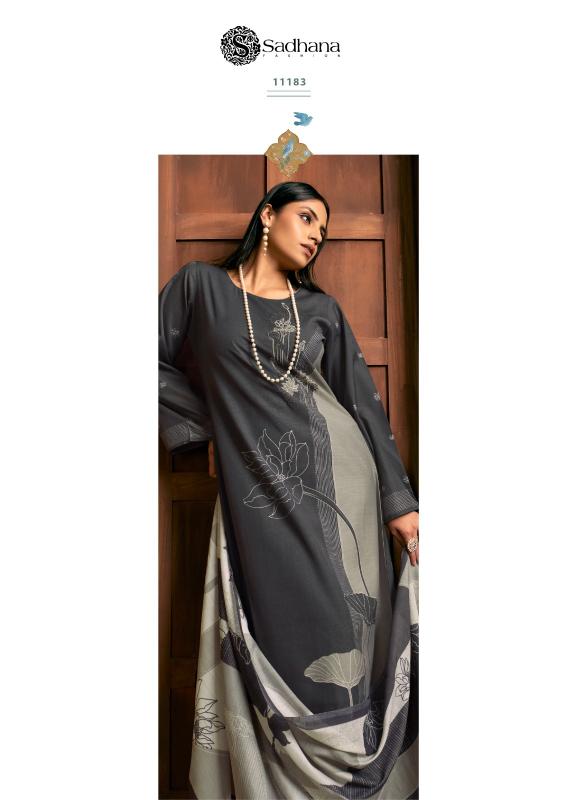 SADHANA FASHION THE PORTRAIT Musline Silk Digital print Salwar Kameez Wholesale Catalog