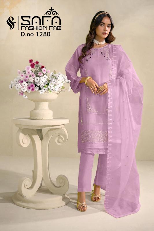 Safa Fashion Fab 1280 Ready Made Pakistani Suit Wholesale Catalog