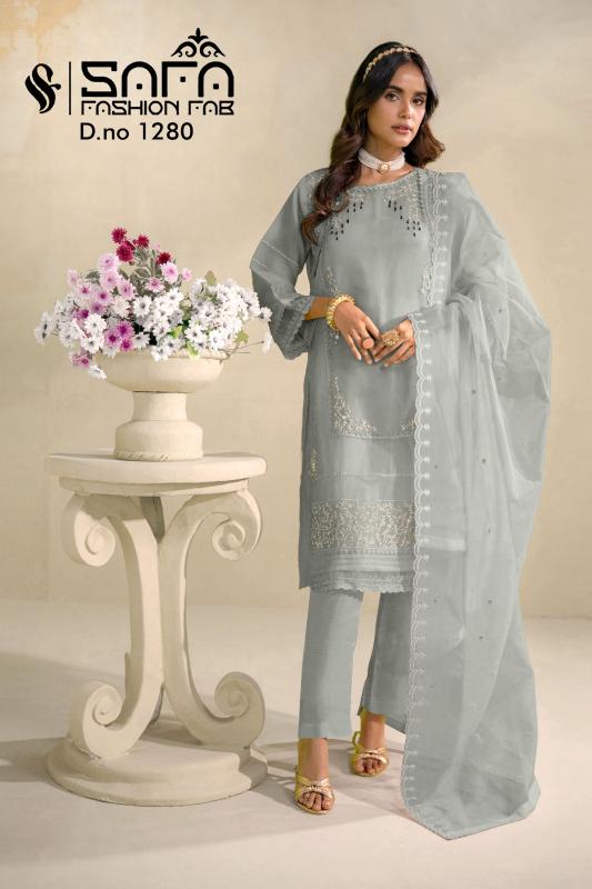 Safa Fashion Fab 1280 Ready Made Pakistani Suit Wholesale Catalog