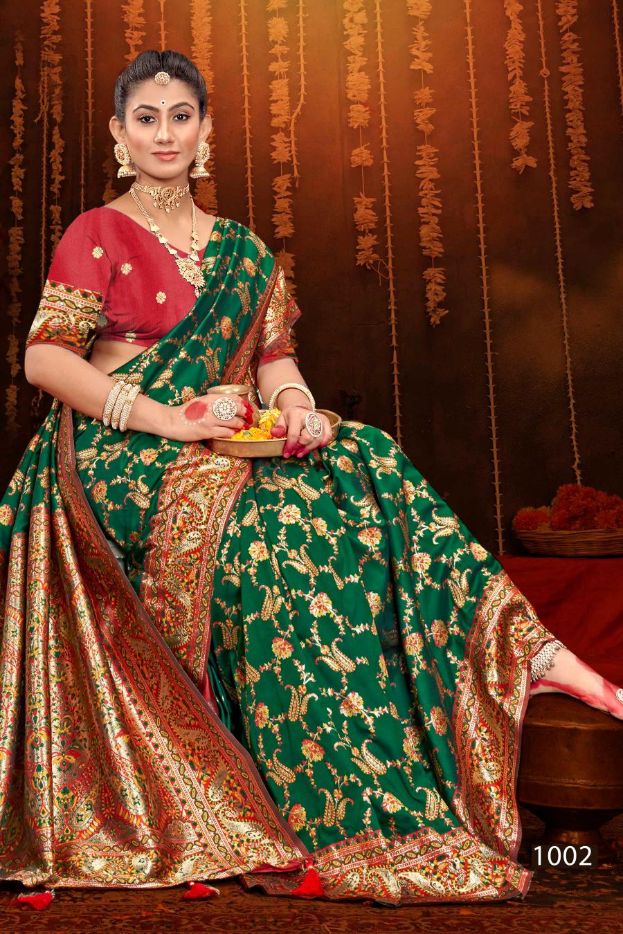 Saroj Kashmiri silk vol.2 50*600 silk saree in surat with price wholesale