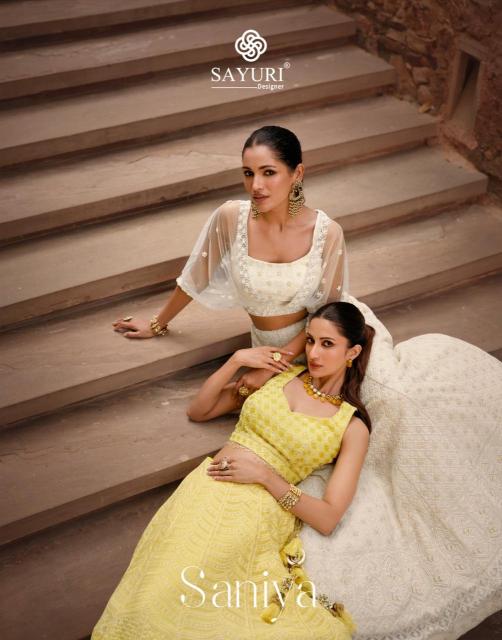 Sayuri Saniya Georgette Lehenga Choli Wholesale Catalog
