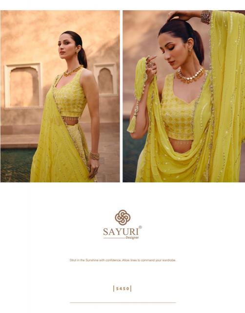 Sayuri Saniya Georgette Lehenga Choli Wholesale Catalog