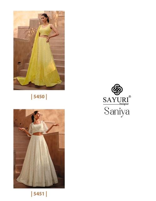 Sayuri Saniya Georgette Lehenga Choli Wholesale Catalog