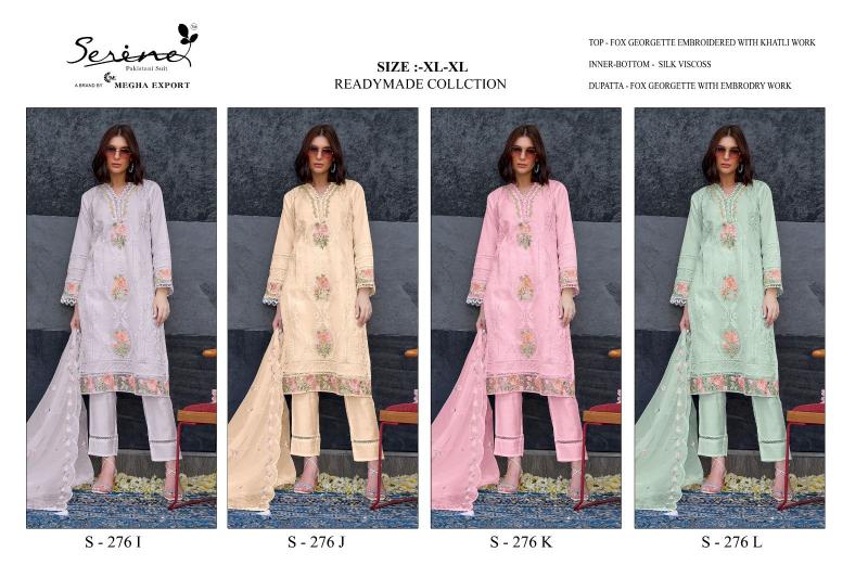 Serine S 276 I To L Georgette Salwar Suits Wholesale catalog
