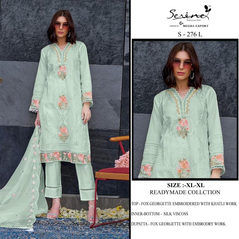 Serine S 276 I To L Georgette Salwar Suits Wholesale catalog
