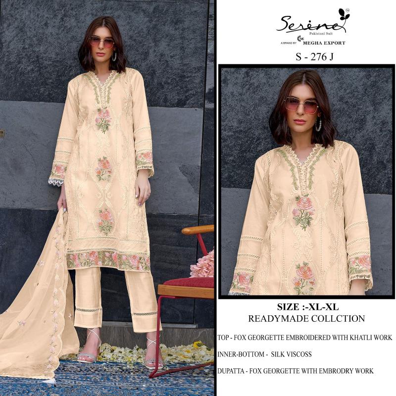 Serine S 276 I To L Georgette Salwar Suits Wholesale catalog