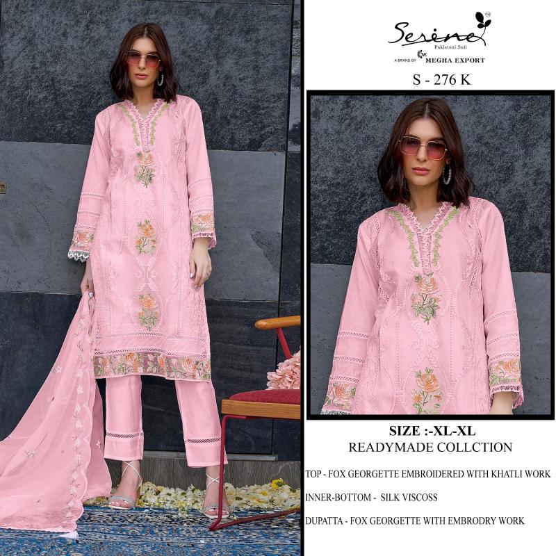 Serine S 276 I To L Georgette Salwar Suits Wholesale catalog