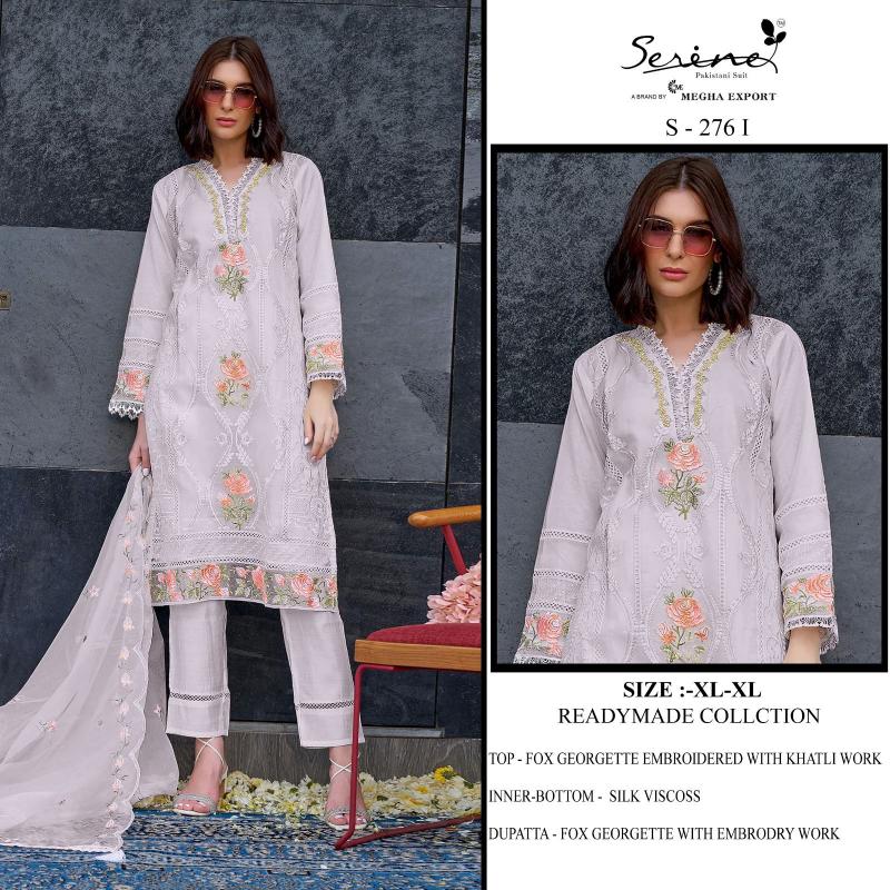 Serine S 276 I To L Georgette Salwar Suits Wholesale catalog