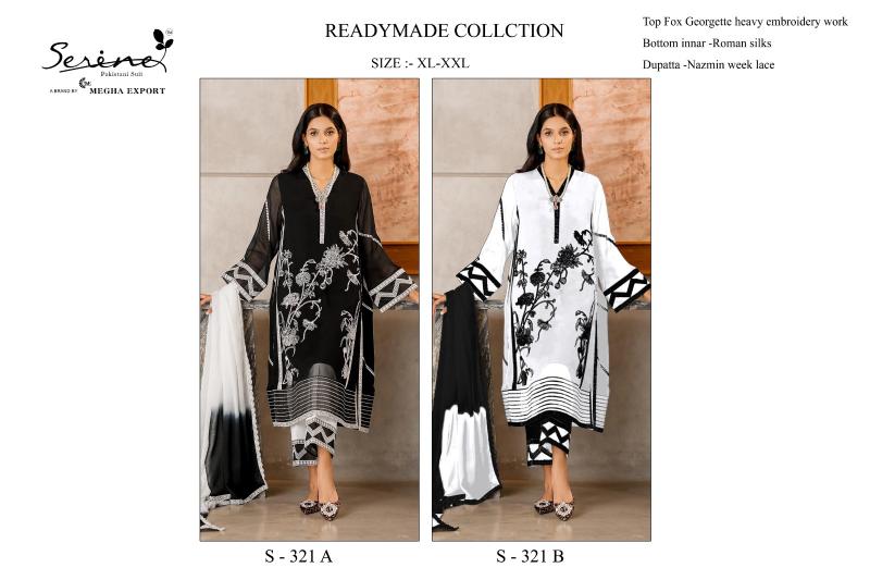 SERINE S 321 A-B Pakistani Suits Wholesale Catalog