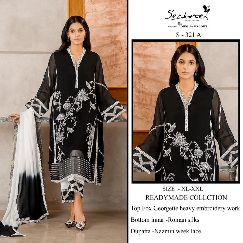 SERINE S 321 A-B Pakistani Suits Wholesale Catalog